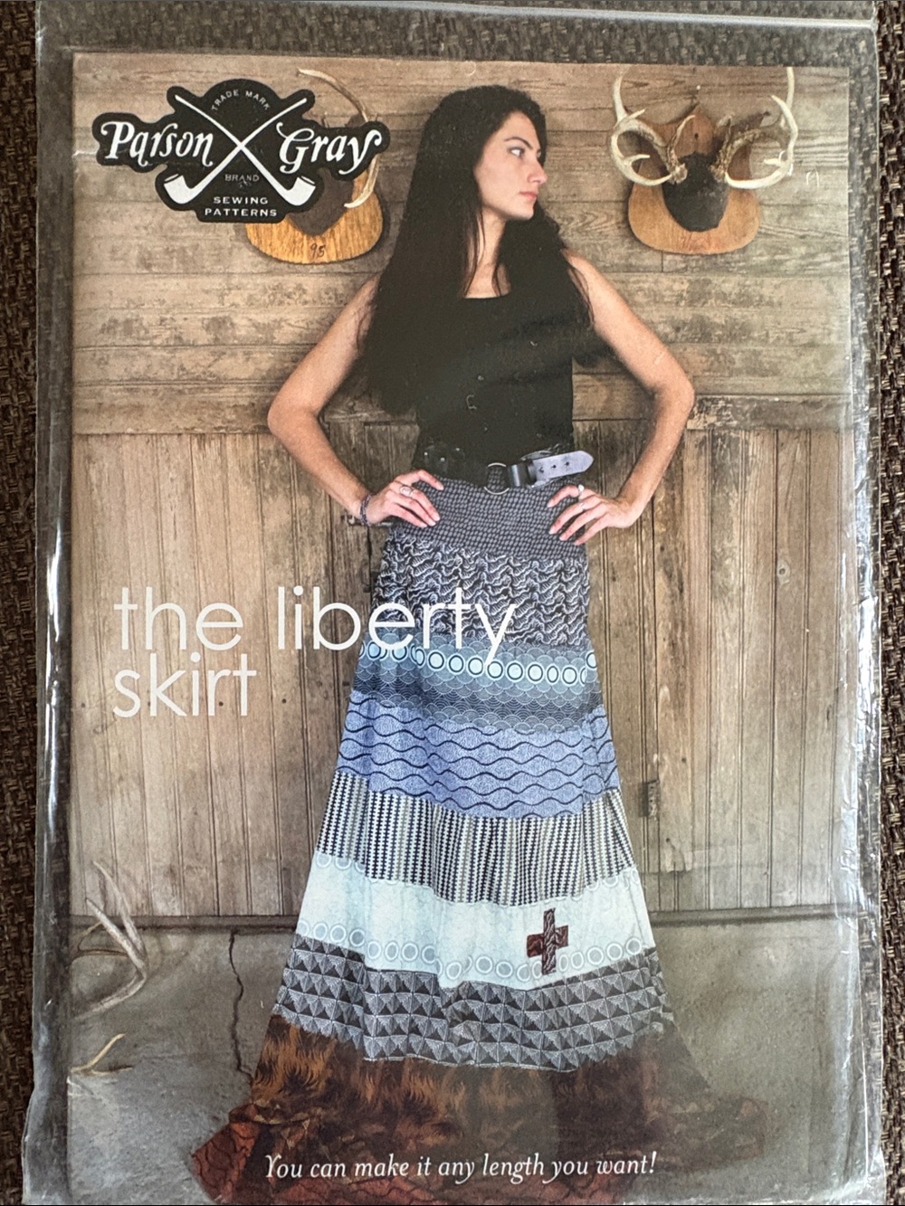 NEW The Liberty Skirt Sewing Pattern ~ Paraon Gray Fits Sizes XS- XL